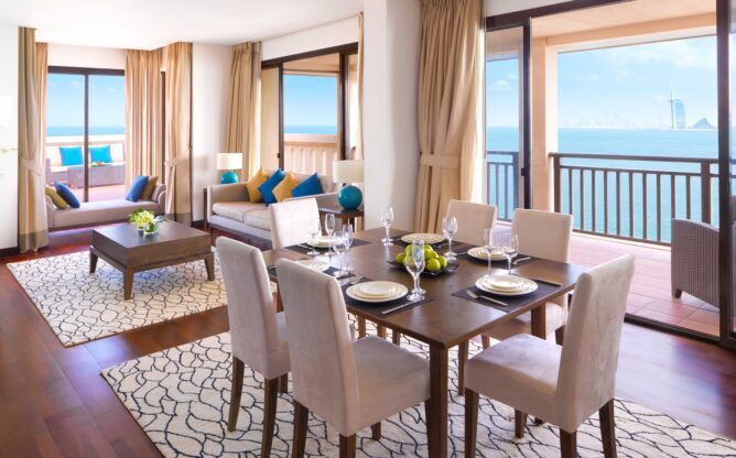 Anantara_The_Palm_Dubai_Resort_ Guest_Room_Two_Bedroom_Apartment_with_Luxury_Terrace_Living_Room_and_Dining_Area